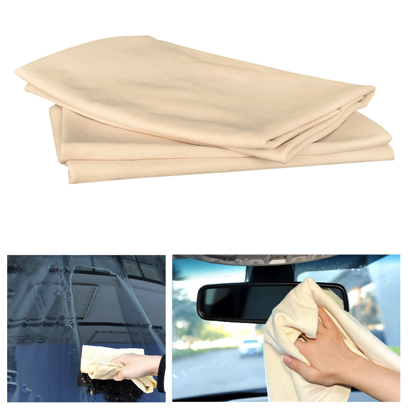 Interior Detailing Kit - 천연 섀미 가죽 세차 타월 슈퍼