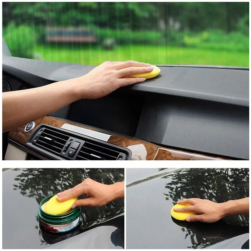 12Pcs 라운드 자동차 왁싱 폴리쉬 폼 스폰지 패드, - Wax Applicator Pad 리뷰 및 가격